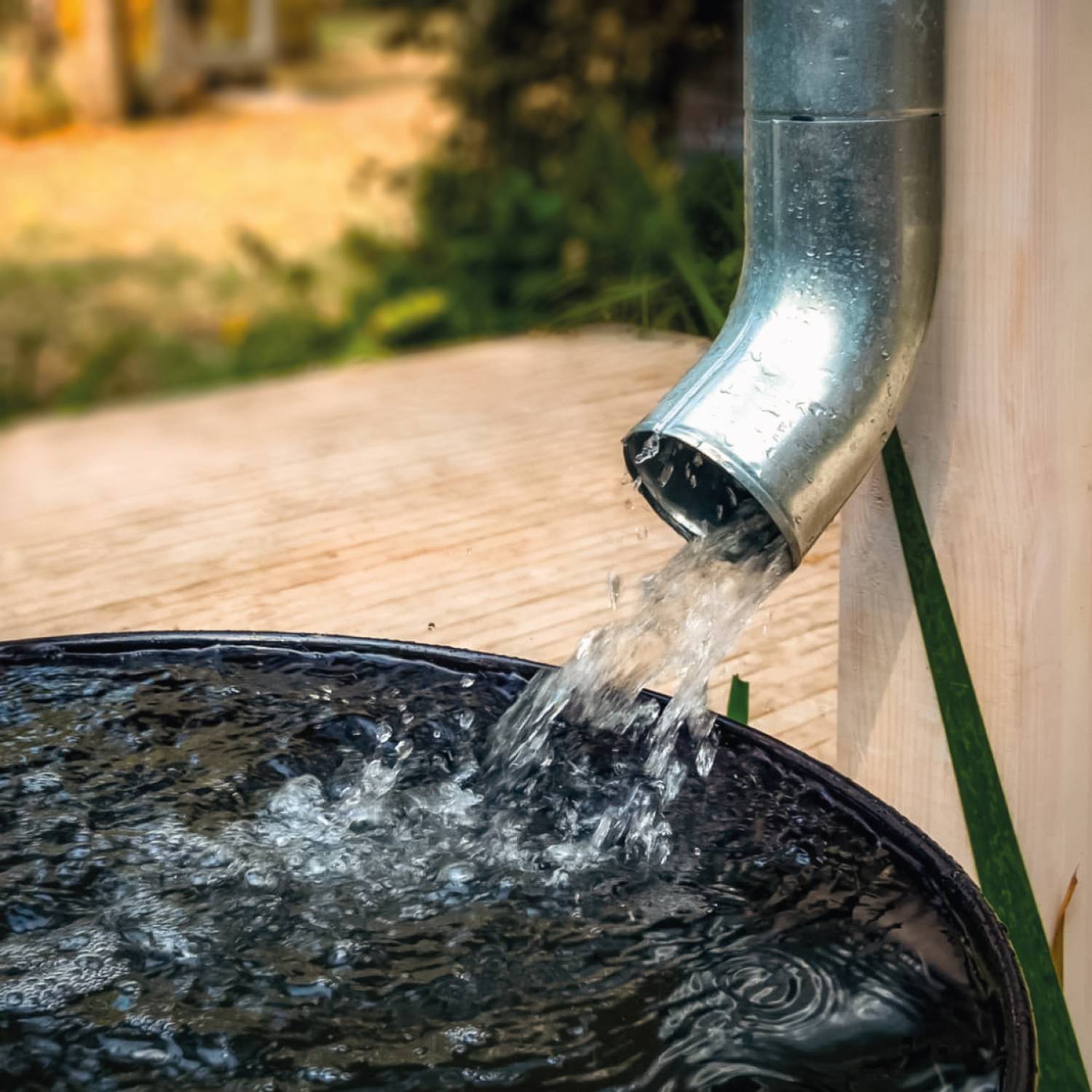 Linxor - Réservoir souple, récupérateur d'eau de pluie pliable - 1000 L - Vert - Linxor - Imagen 4