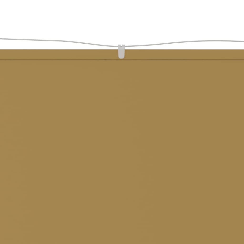 Helloshop26 - Auvent vertical 140x1200 cm tissu oxford beige - Imagen 2