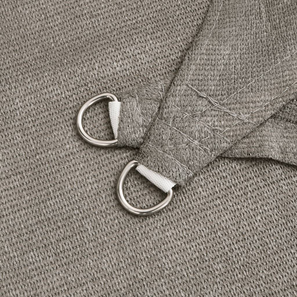 Voile d'ombrage PEHD gris clair 450 x 250 cm - PANGIVO - Image 4