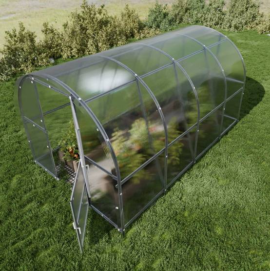 Serre KLASIKA BALTIC LT 3 x 4 m (12 m²), 4 mm avec revêtement en polycarbonate - Image 1