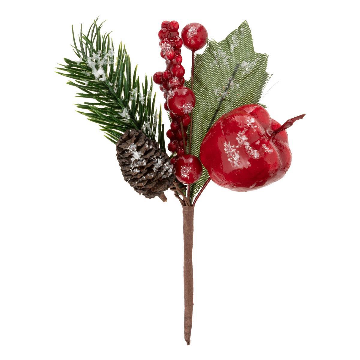 Fééric Lights & Christmas - SDN BRANCHE POMME ROUGE 13CM - Feeric Lights & Christmas - Imagen 1