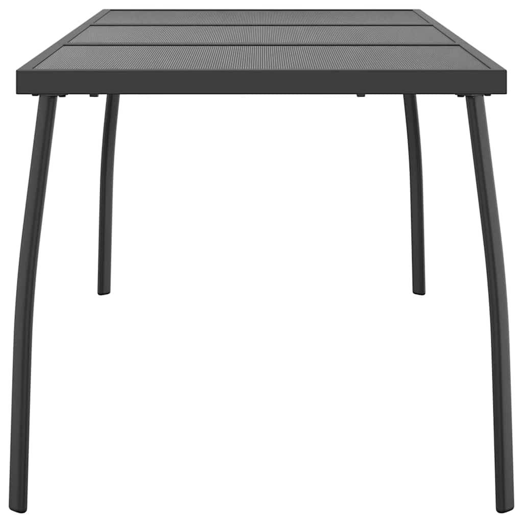 PANGIVO - Table de Jardin Anthracite 165 x 80 x 72 cm Treillis d'Acier - PANGIVO - Image 4