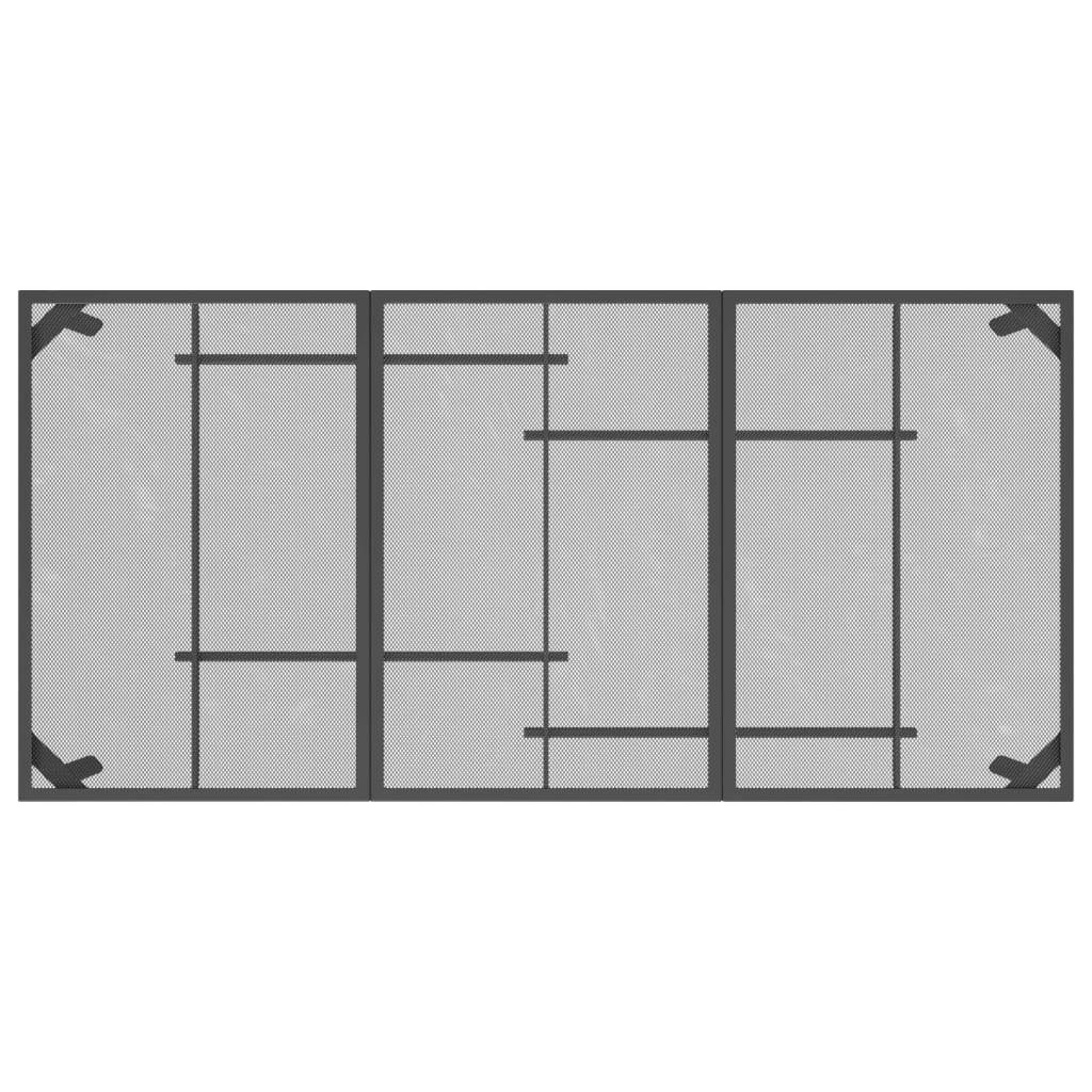 PANGIVO - Table de Jardin Anthracite 165 x 80 x 72 cm Treillis d'Acier - PANGIVO - Image 5