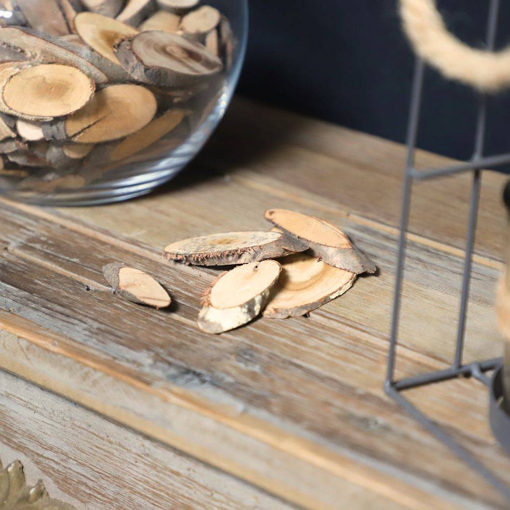 ~ Sachet de tranches de bois marrons de 500g Chemin de campagne - Imagen 4