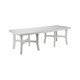 Dmora - Table d'extérieur Messina, Étagère à manger extensible, Table de jardin rectangulaire polyvalente, 100% Made in Italy, 160x100h72 cm, Blanc - Dmora - Imagen 4