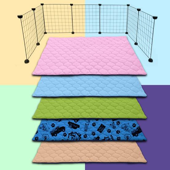 Lot de 2 - Tapis qui remplace la Litière pour Cochon d'Inde et Lapin - Absorbant, Imperméable, Passe en Machine 70 x 35 cm - Neo Solvo - Image 8