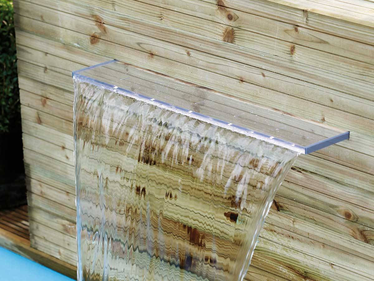 Ubbink - Cascade de piscine Niagara 35 LED transparente 60 cm - Ubbink - Imagen 2