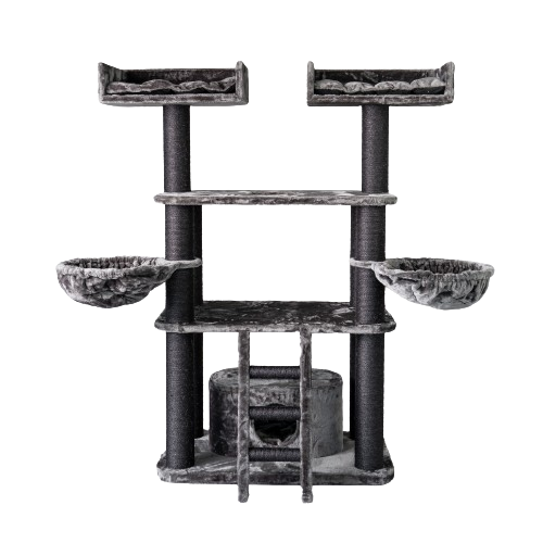 Rhr Concepts Bv - Arbre à chat Panther XXL Blackline (Gris Foncé) - RHR Concepts BV - Imagen 1