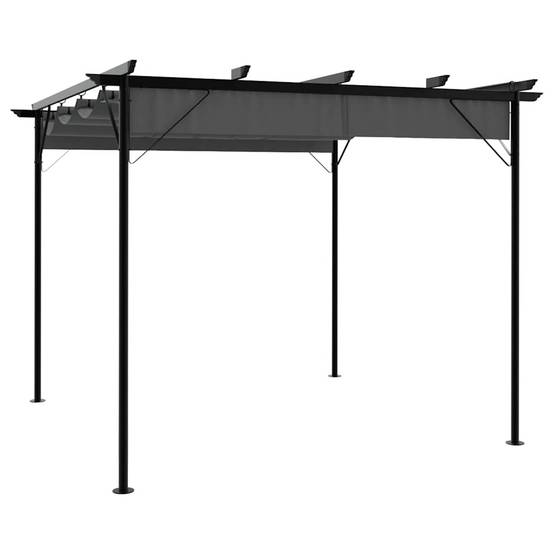 Prolenta Premium - Pergola acier anthracite 3 x 3 x 2,25 m - Prolenta premium p3163.5 - Image 2