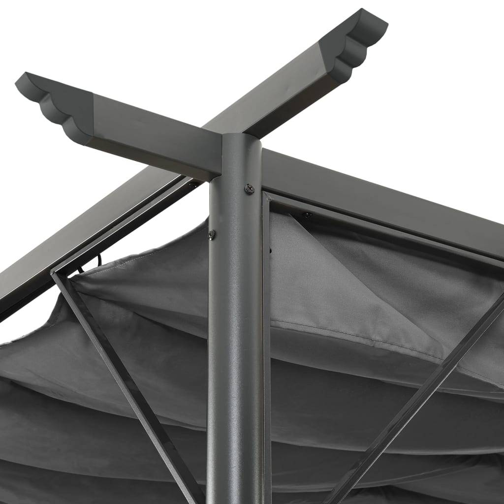Prolenta Premium - Pergola acier anthracite  3 x 3 x 2,25 m  - Prolenta premium p3163.5 - Image 3