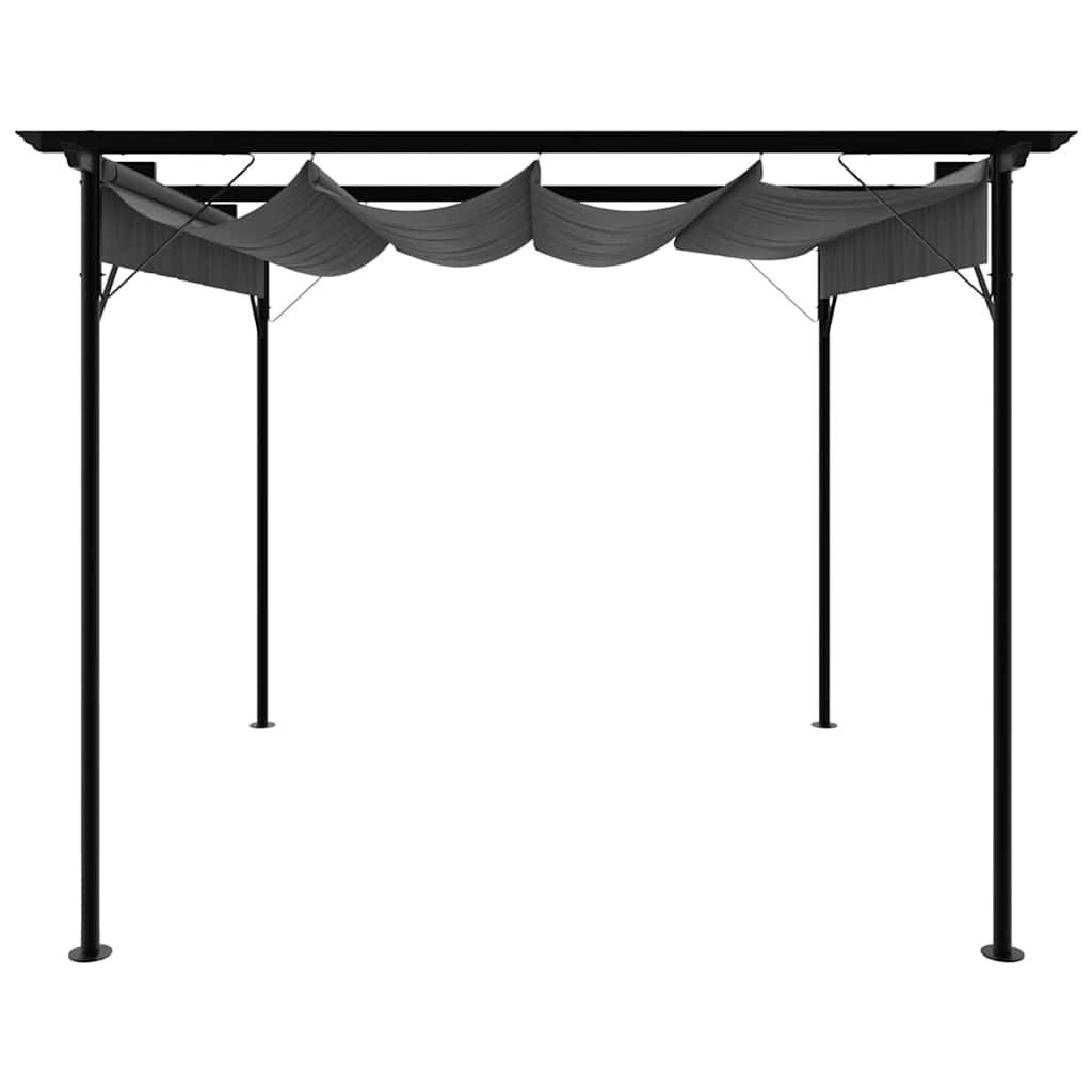 Prolenta Premium - Pergola acier anthracite  3 x 3 x 2,25 m  - Prolenta premium p3163.5