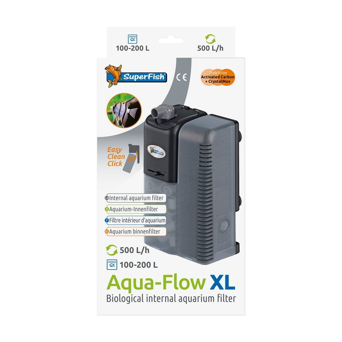 Superfish - Filtre interne SuperFish Aqua-Flow XL 500 L/H - SUPERFISH
