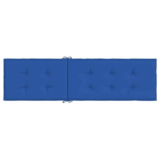 Coussin de chaise de terrasse tissu Oxford bleu royal 180 x 50 x 4 cm - PANGIVO - Image 5