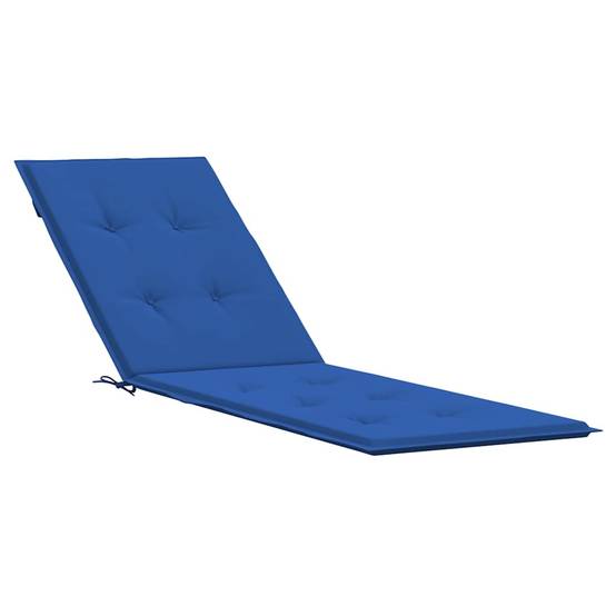 Coussin de chaise de terrasse tissu Oxford bleu royal 180 x 50 x 4 cm - PANGIVO - Image 2