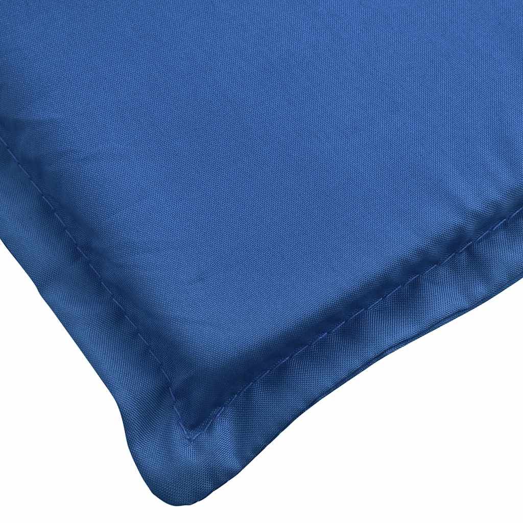 Coussin de chaise de terrasse tissu Oxford bleu royal 180 x 50 x 4 cm - PANGIVO - Image 7