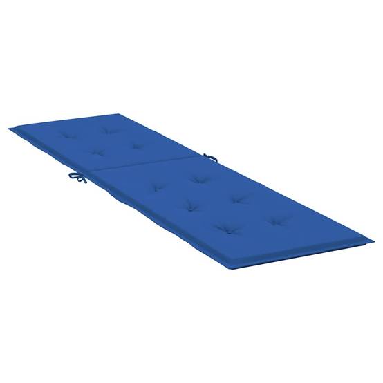 Coussin de chaise de terrasse tissu Oxford bleu royal 180 x 50 x 4 cm - PANGIVO - Image 4