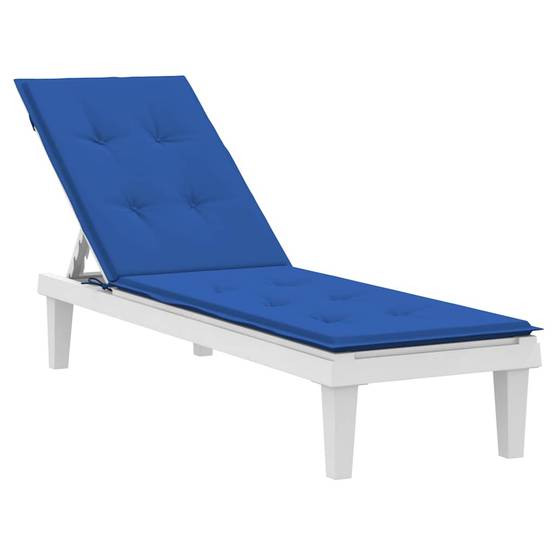 Coussin de chaise de terrasse tissu Oxford bleu royal 180 x 50 x 4 cm - PANGIVO - Image 3