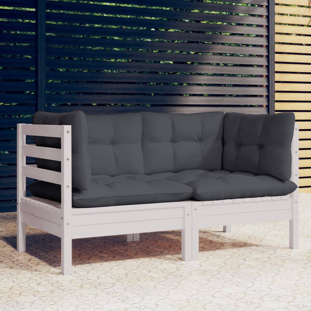 Prolenta Premium - Banc de jardin Blanc 64 X 64 cm - Prolenta Premium - Image 1
