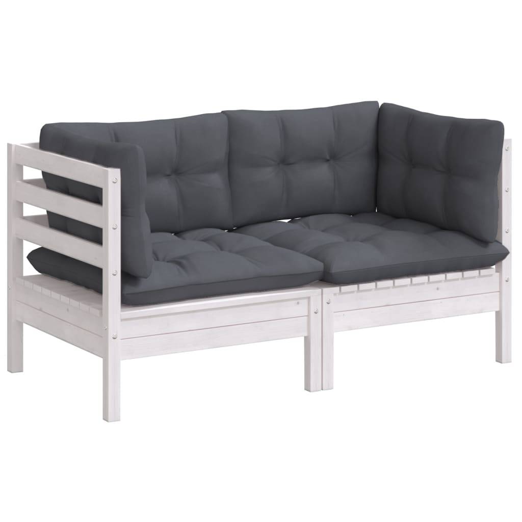 Prolenta Premium - Banc de jardin Blanc 64 X 64 cm - Prolenta Premium - Image 3