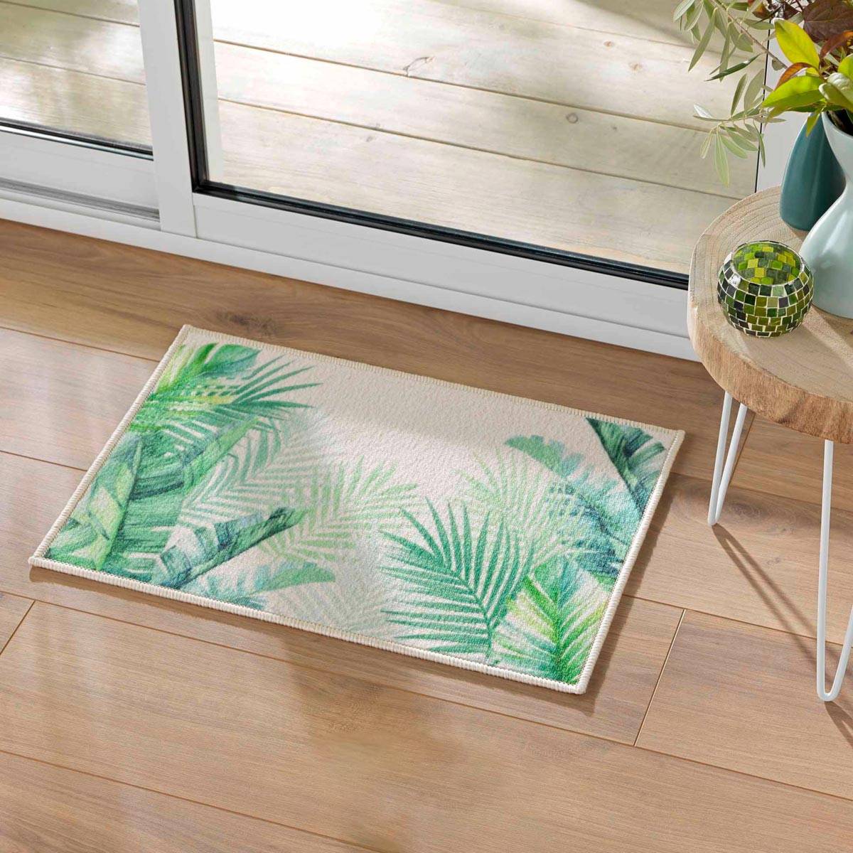 Tapis Déco Imprimé "Native" 40x60cm Vert - Image 4