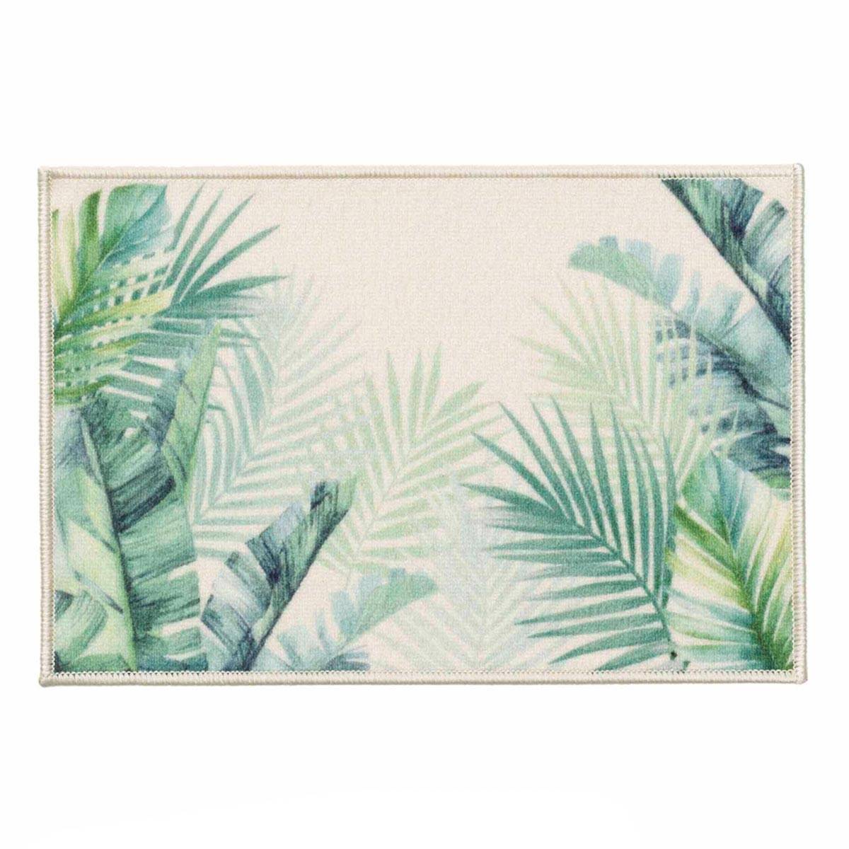 Tapis Déco Imprimé "Native" 40x60cm Vert - Image 1