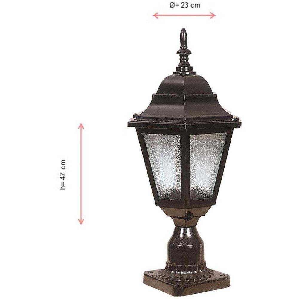 Hanah Home - Lampe extérieure à poser en ABS vintage Georgette - Imagen 2