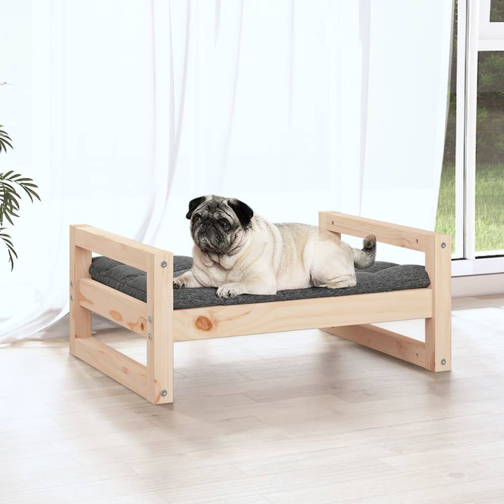 Vidaxl - Lit pour chien 65,5x50,5x28 cm Bois de pin solide vidaXL 821472 - Imagen 4