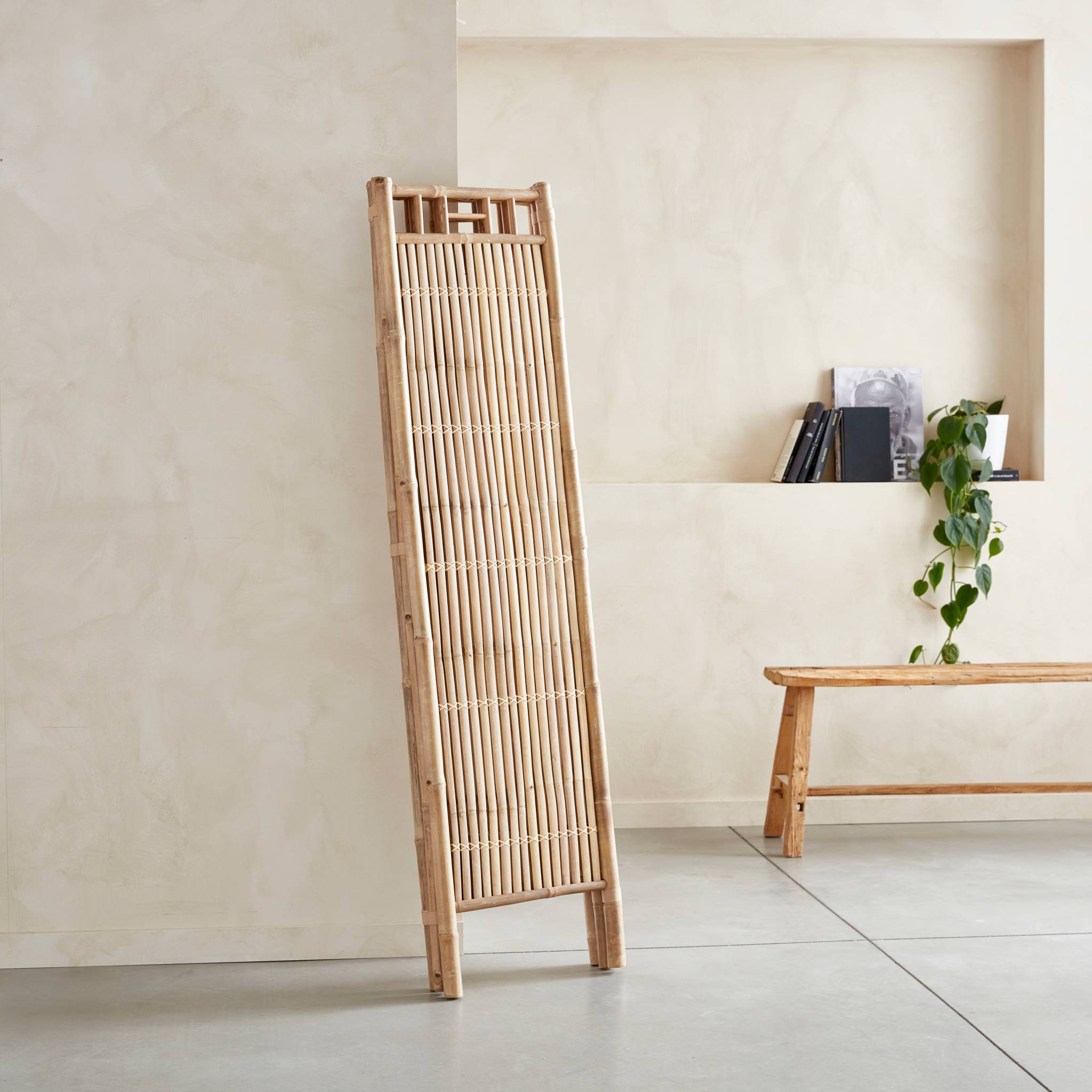sweeek - Paravent pliable en bambou. Fidji. L 120 x P 3 x H 160cm | sweeek - Image 3