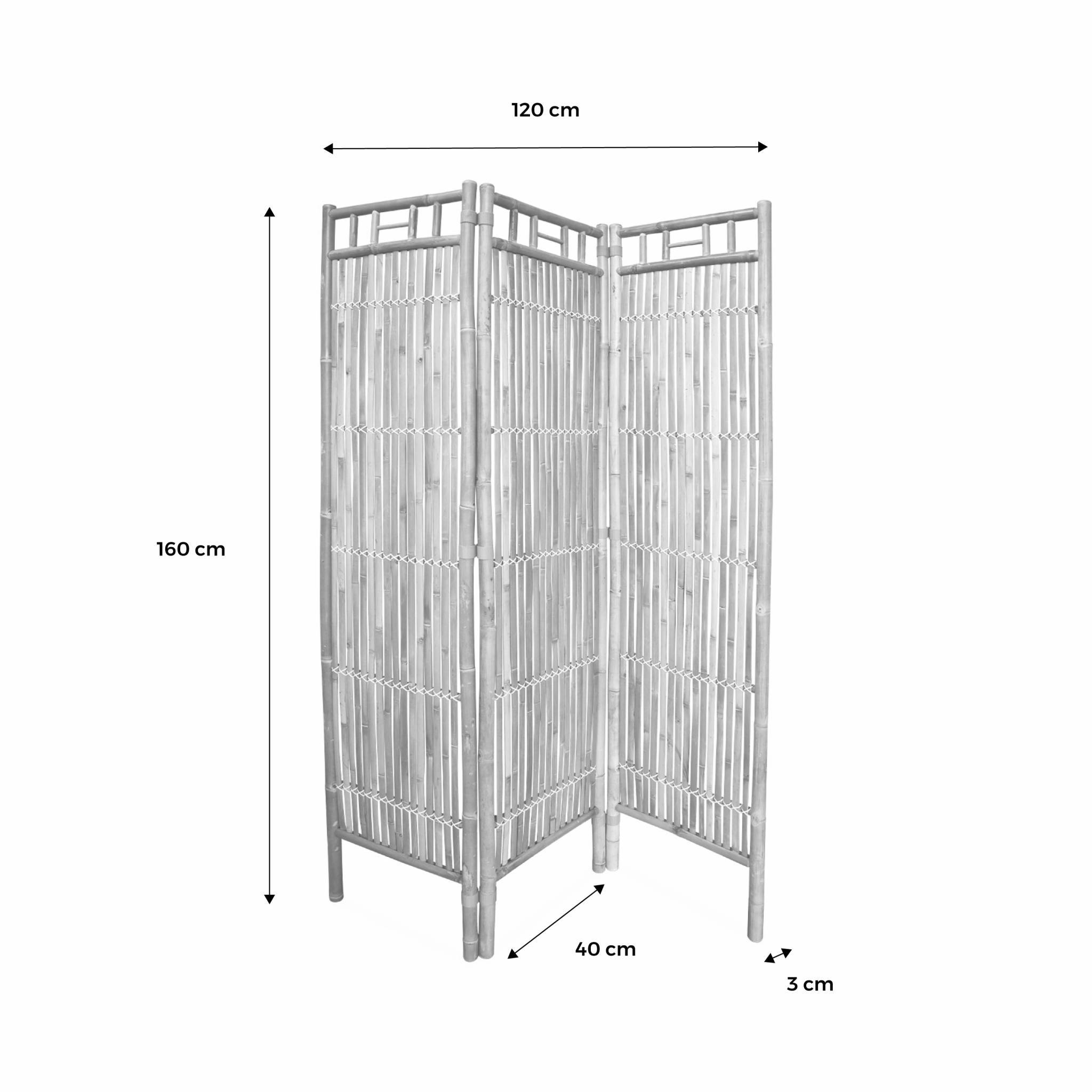 sweeek - Paravent pliable en bambou. Fidji. L 120 x P 3 x H 160cm | sweeek - Image 6