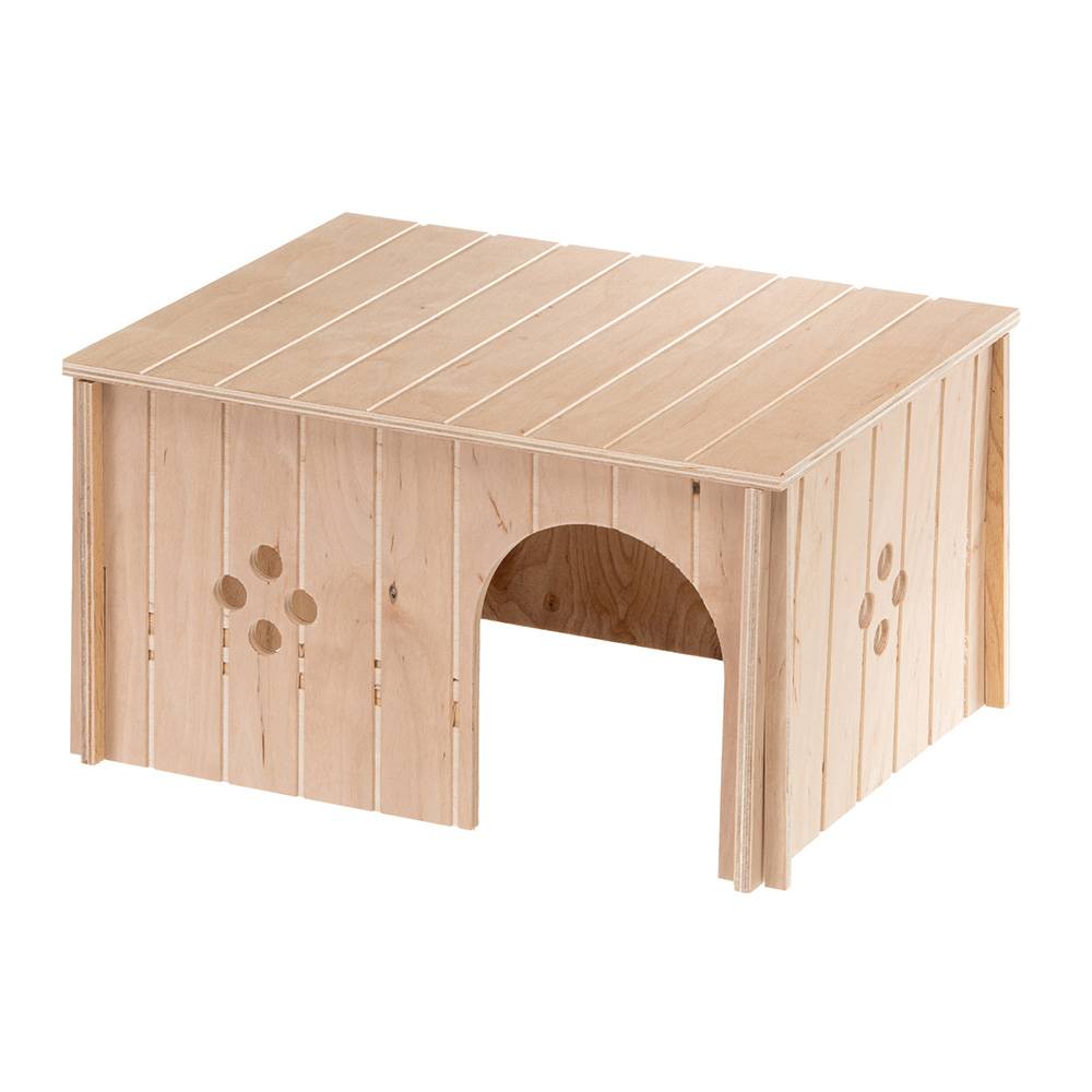 Ferplast - Ferplast Maison Lapin, Accessoire pour Cage Lapin, avec Toit Plat et Trous d'Aération, en Kit de Montage, 37 x 27,7 x h 20 cm, SIN 4647 Niche Maison - Imagen 1