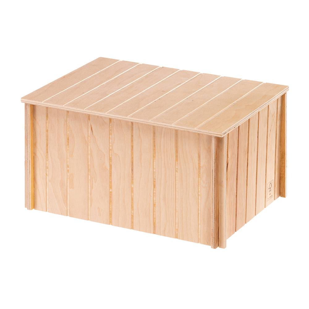 Ferplast - Ferplast Maison Lapin, Accessoire pour Cage Lapin, avec Toit Plat et Trous d'Aération, en Kit de Montage, 37 x 27,7 x h 20 cm, SIN 4647 Niche Maison - Imagen 6