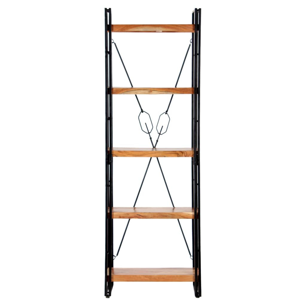 Vidaxl - Bibliothèque à 5 niveaux 60x30x180 cm Bois d'acacia solide - vidaXL - Imagen 1