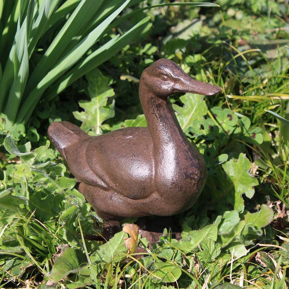 La Grande Prairie - Canard décoratif en fonte 18 x 7 x 19 cm - Imagen 2