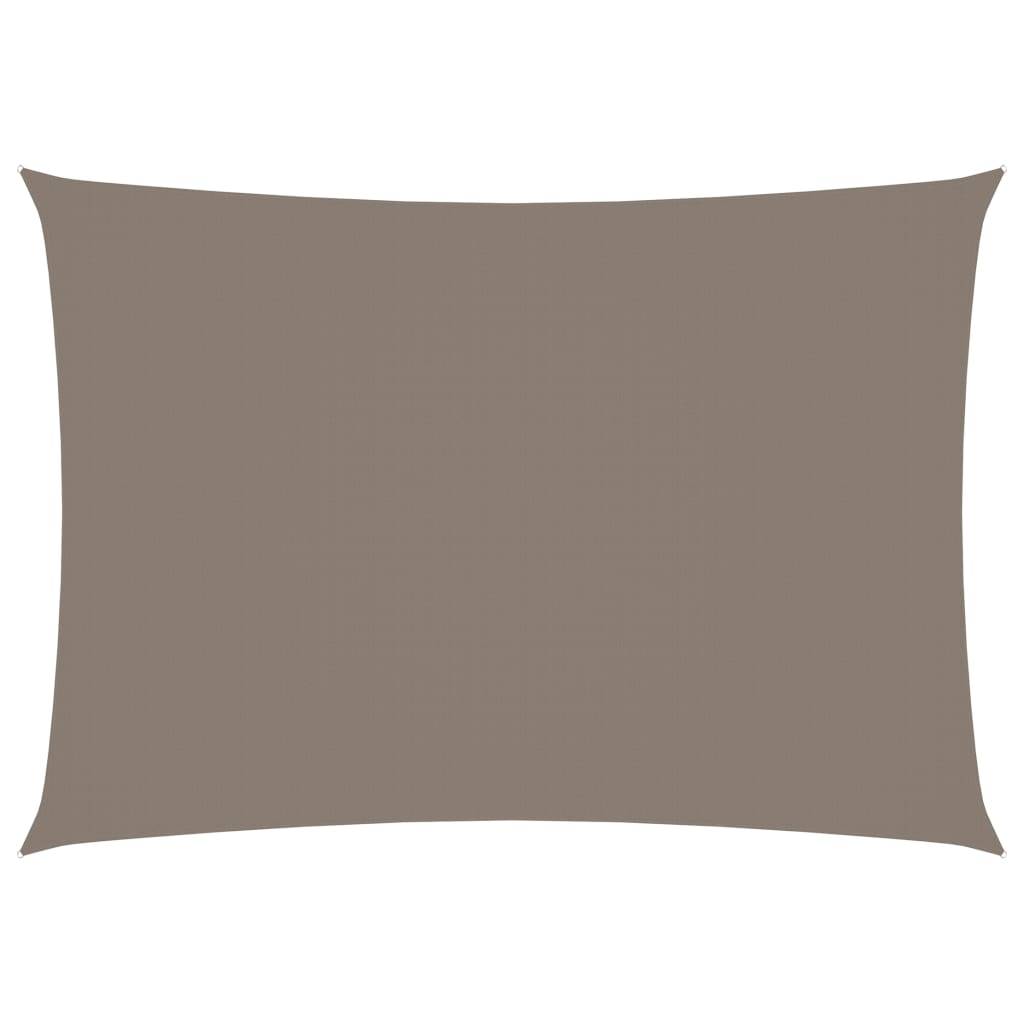 Helloshop26 - Voile toile d'ombrage parasol tissu oxford rectangulaire 2,5 x 4,5 m taupe - Imagen 1