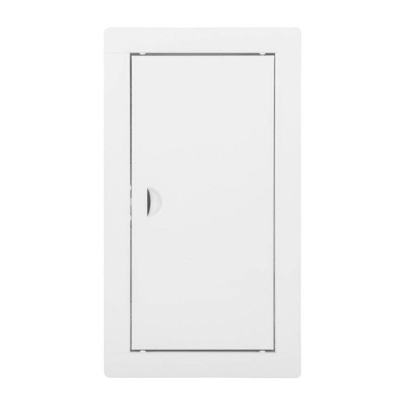 Importdistrib - Vente unique Trappe de visite Porte d'inspection en métal, blanche, 20x40 cm IMPORTDISTRIB