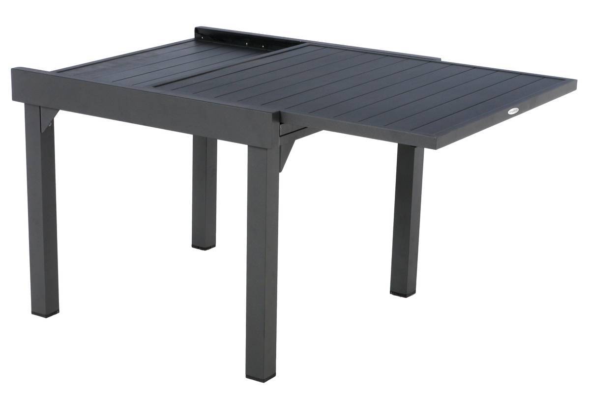 Hesperide - Table de jardin extensible "Piazza" graphite 8 places en aluminium traité époxy - Hespéride - Imagen 5