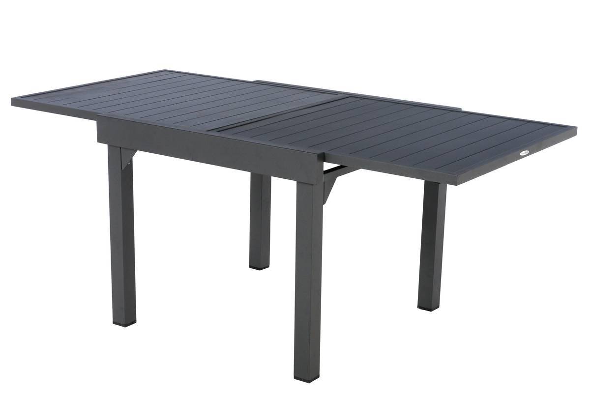 Hesperide - Table de jardin extensible "Piazza" graphite 8 places en aluminium traité époxy - Hespéride - Imagen 3