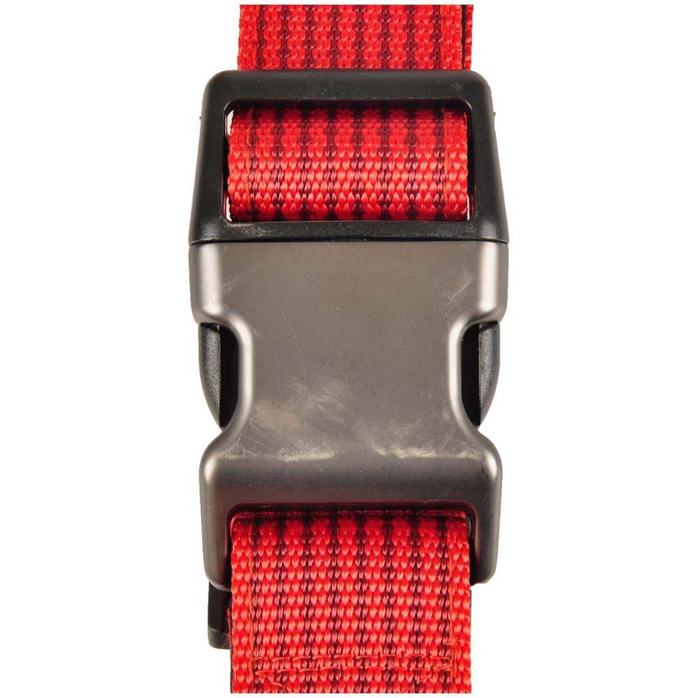 Collier Jannu rouge réglable de 55 à 75 cm 38 mm taille XXL pour chien - Image 5