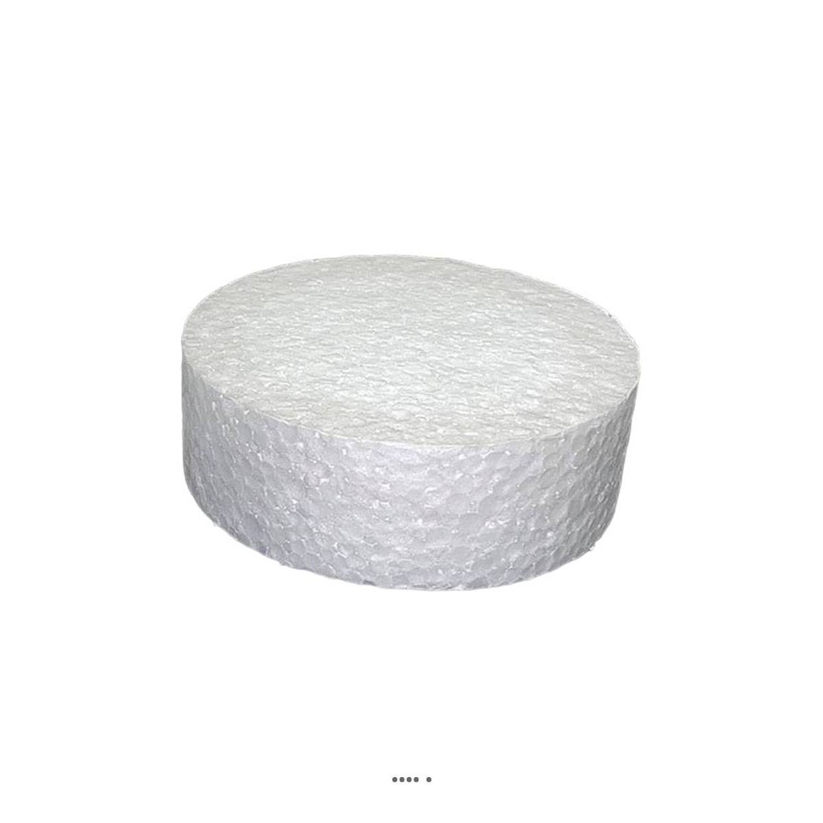 Artificielles - Disque Polystyrene M1 D 8,50 cm x H 3 cm haute densité pour calage pot - Imagen 1