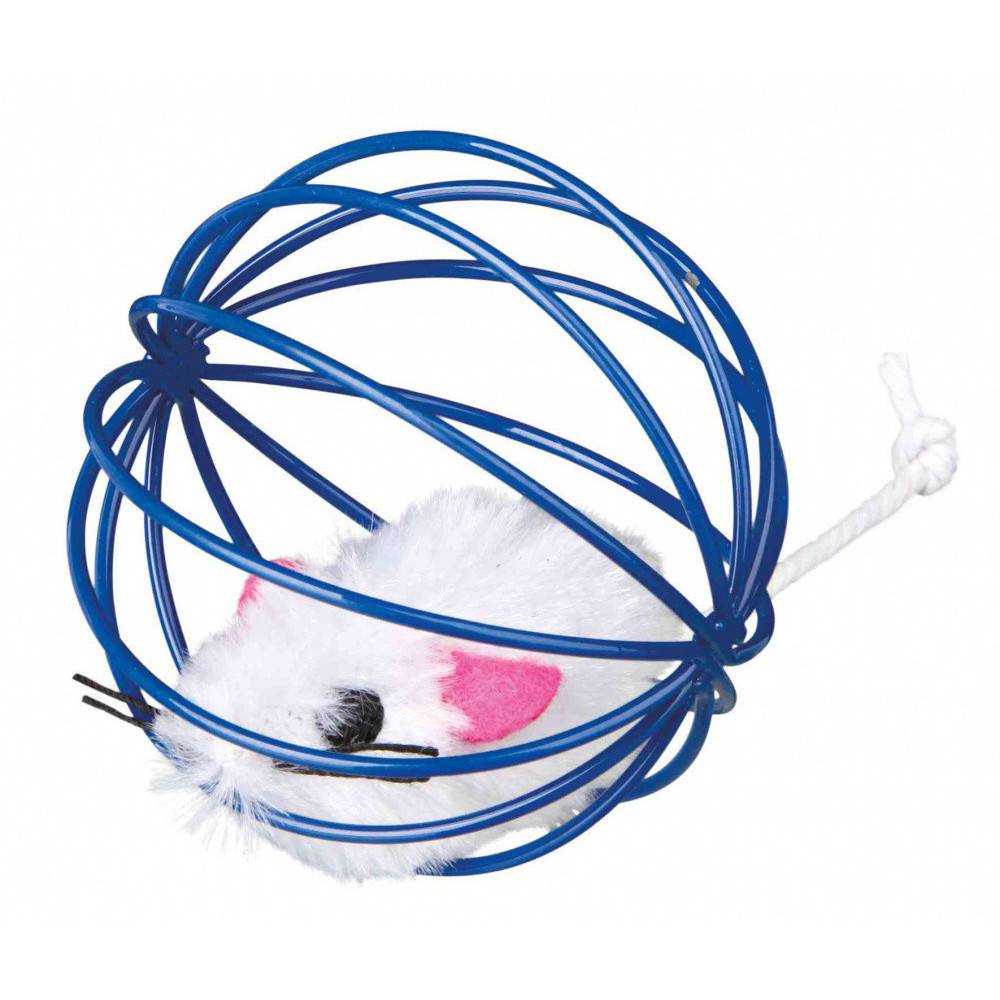 4 Souris avec balle métal  ø 6 cm Coloris: aléatoires  jouet Pour chat - Imagen 5