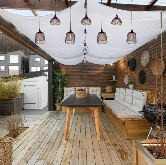 Blachere Illumination - Guirlande guinguette abat-jour Led blanc chaud - L. 2,5 m - Blachere Illumination - Image 2