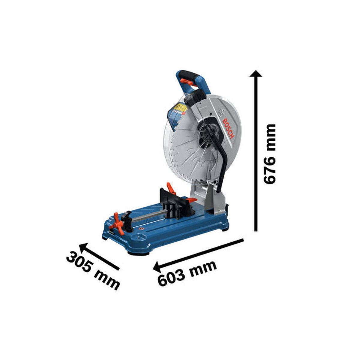Bosch Professional - Tronçonneuse à métaux sans fil 18V GCD 18V-355, lame 355 mm, coupe à froid - Bosch Professional - Image 2