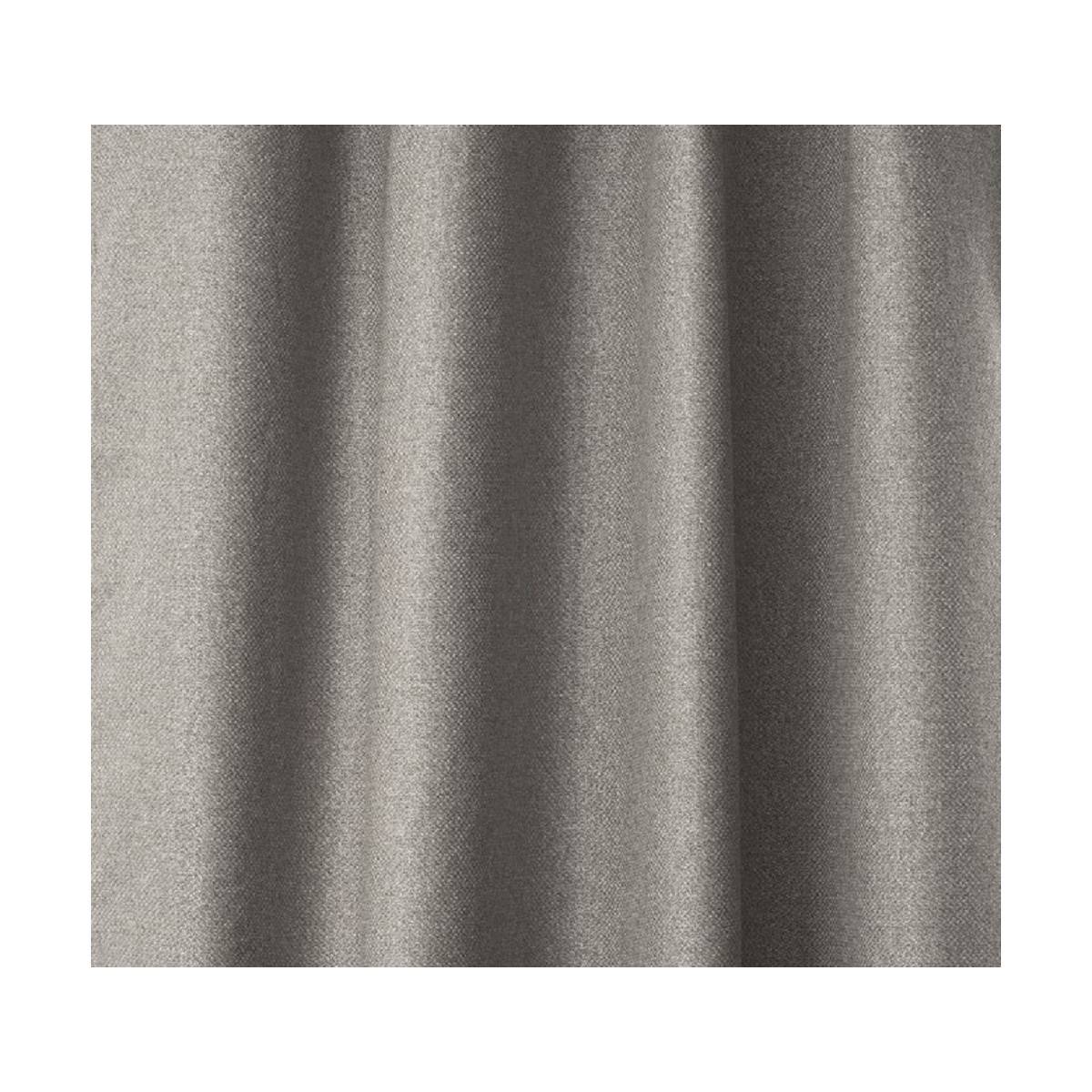 Atmosphera - Lot de 2 Rideaux à  œillets isolant et occultant Gris 140 x 260 cm - Imagen 3