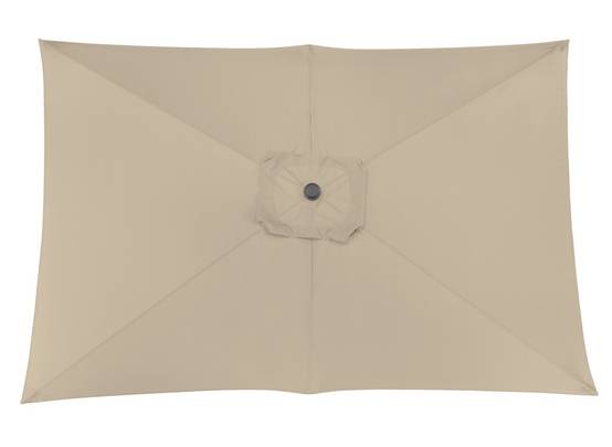 Proloisirs - Toile Parasol Mat Droit 3x2 par 6 Polyester 250gr - Ecru - Proloisirs