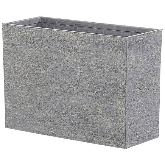 Cache-pot d'extérieur Fibre d'argile Gris EDESSA - Beliani - Image 3