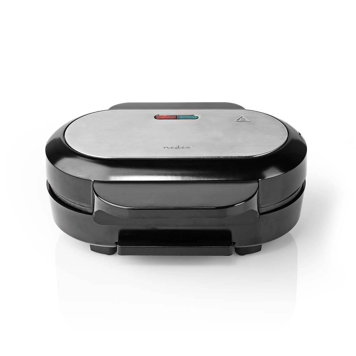 Appareil à Hamburger électrique 1000W 10.5Cm Revêtement anti adhésif NEDIS - Imagen 2