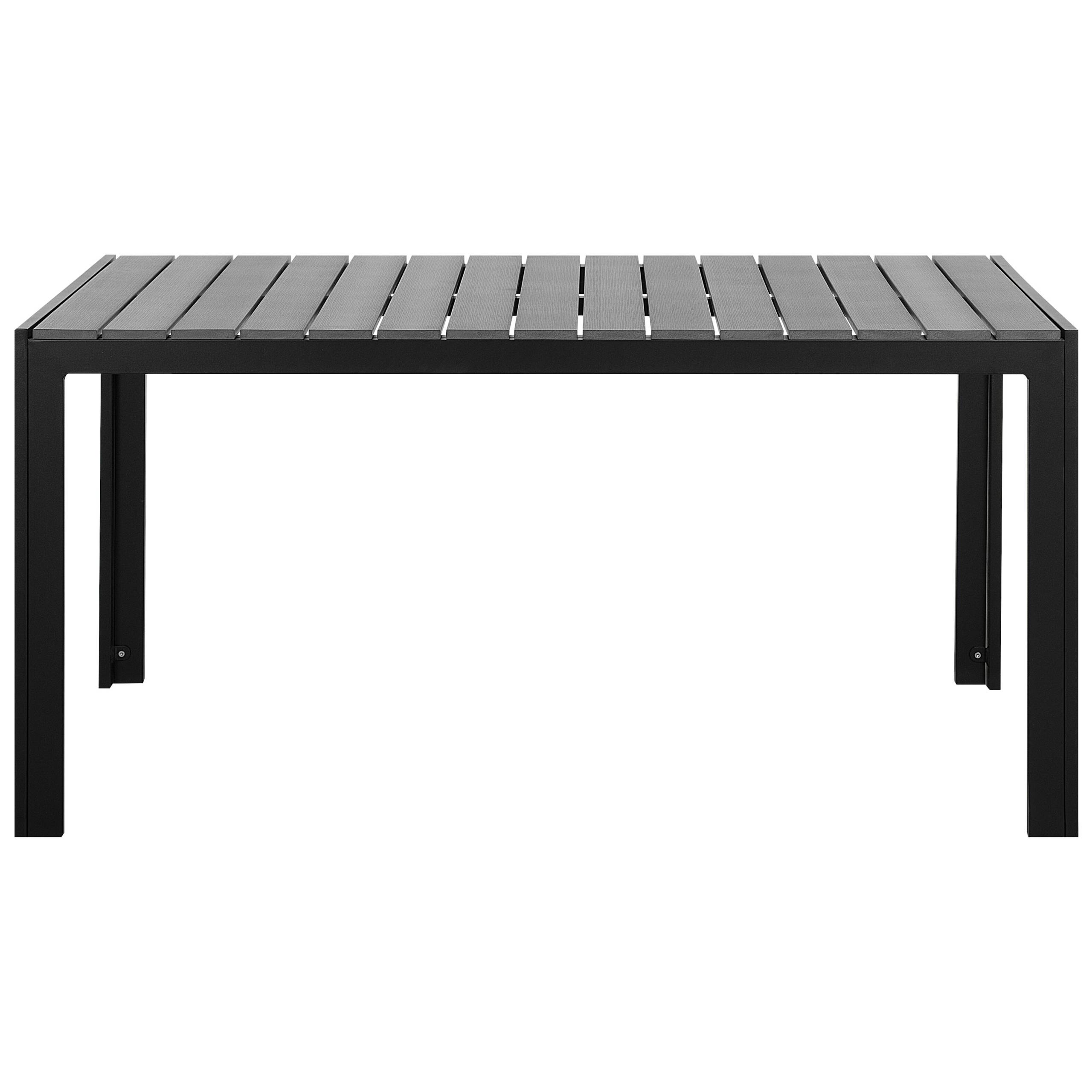 Beliani - Set de salle à manger, 6 Personnes Bois synthétique Gris COMO - Beliani - Imagen 8