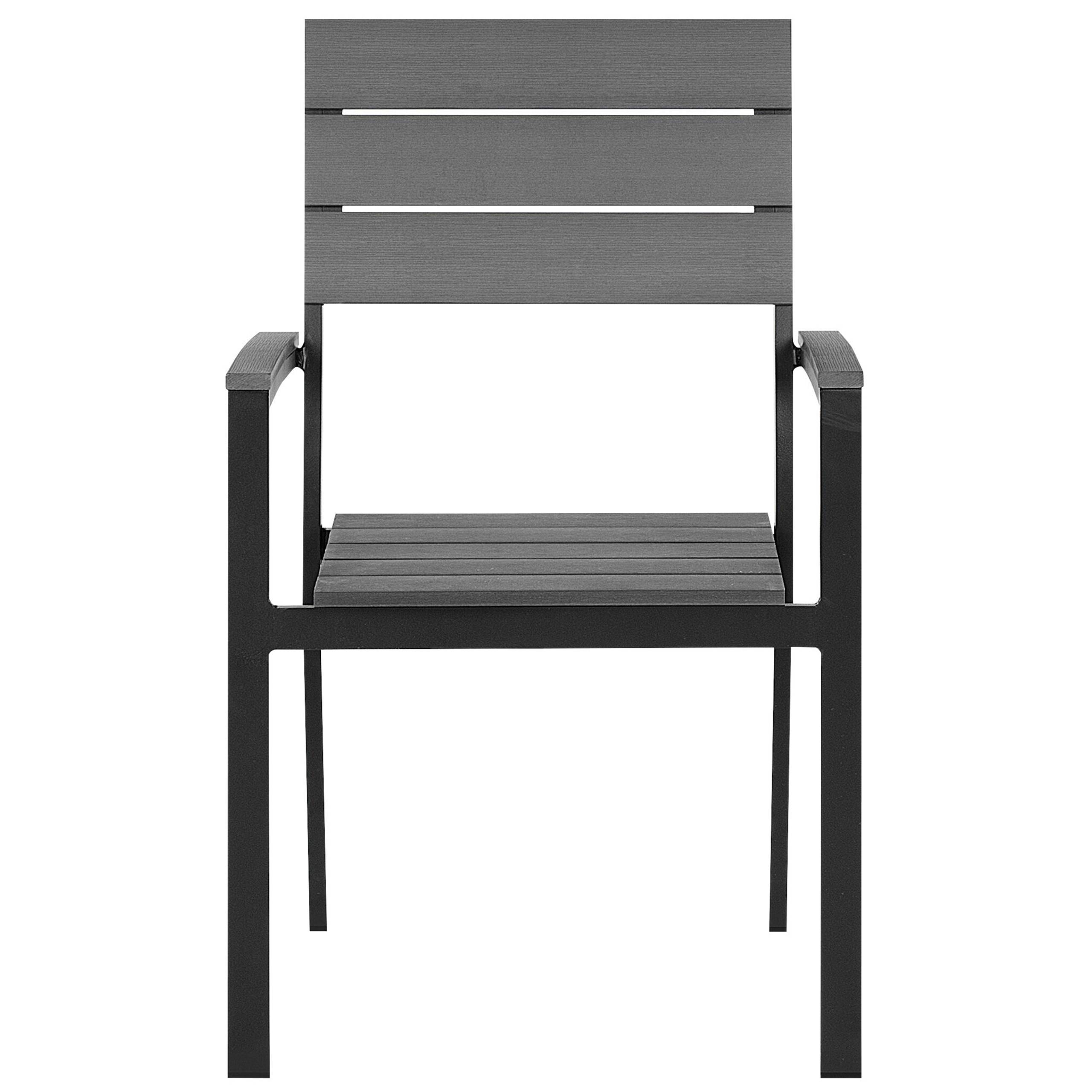 Beliani - Set de salle à manger, 6 Personnes Bois synthétique Gris COMO - Beliani - Imagen 5