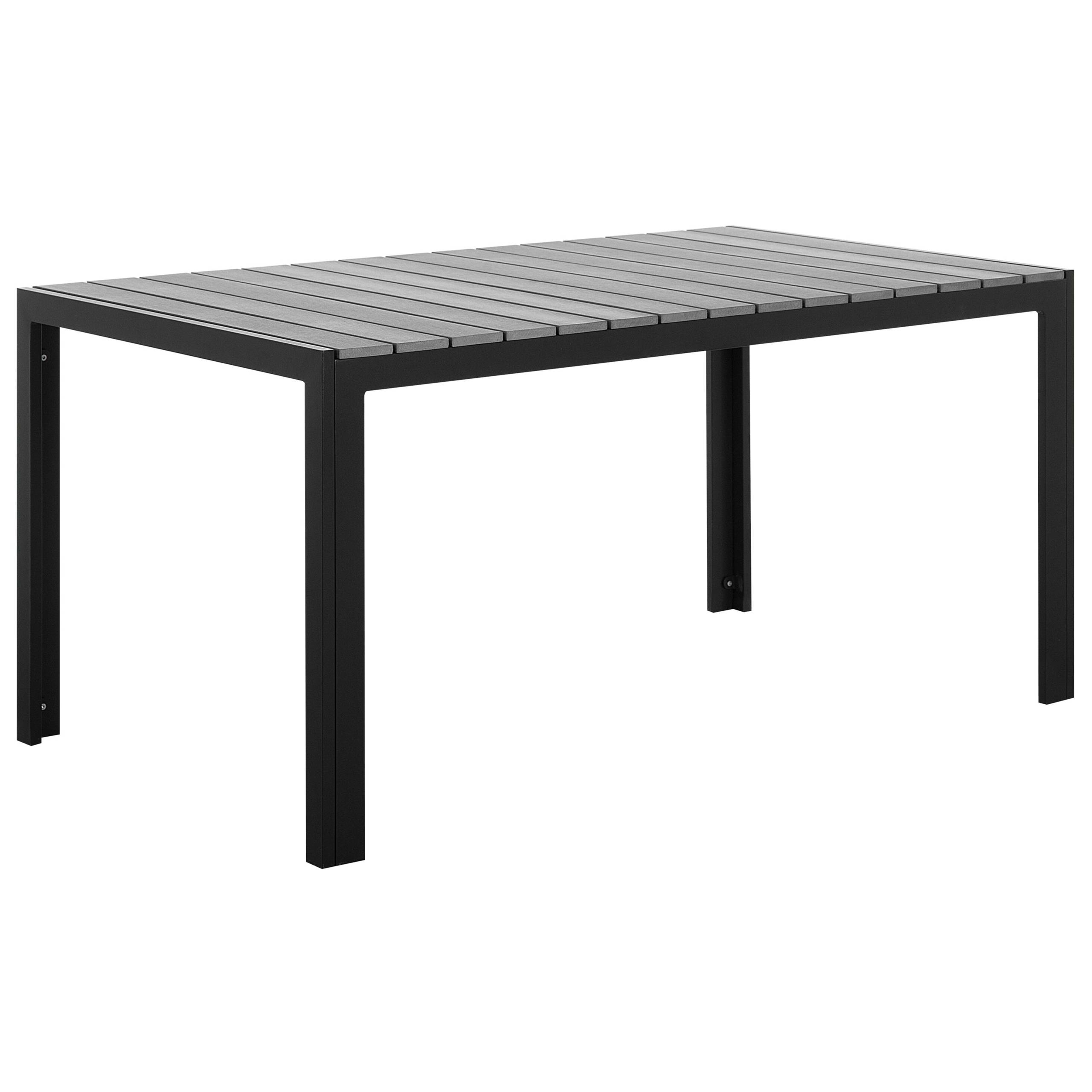 Beliani - Set de salle à manger, 6 Personnes Bois synthétique Gris COMO - Beliani - Imagen 7