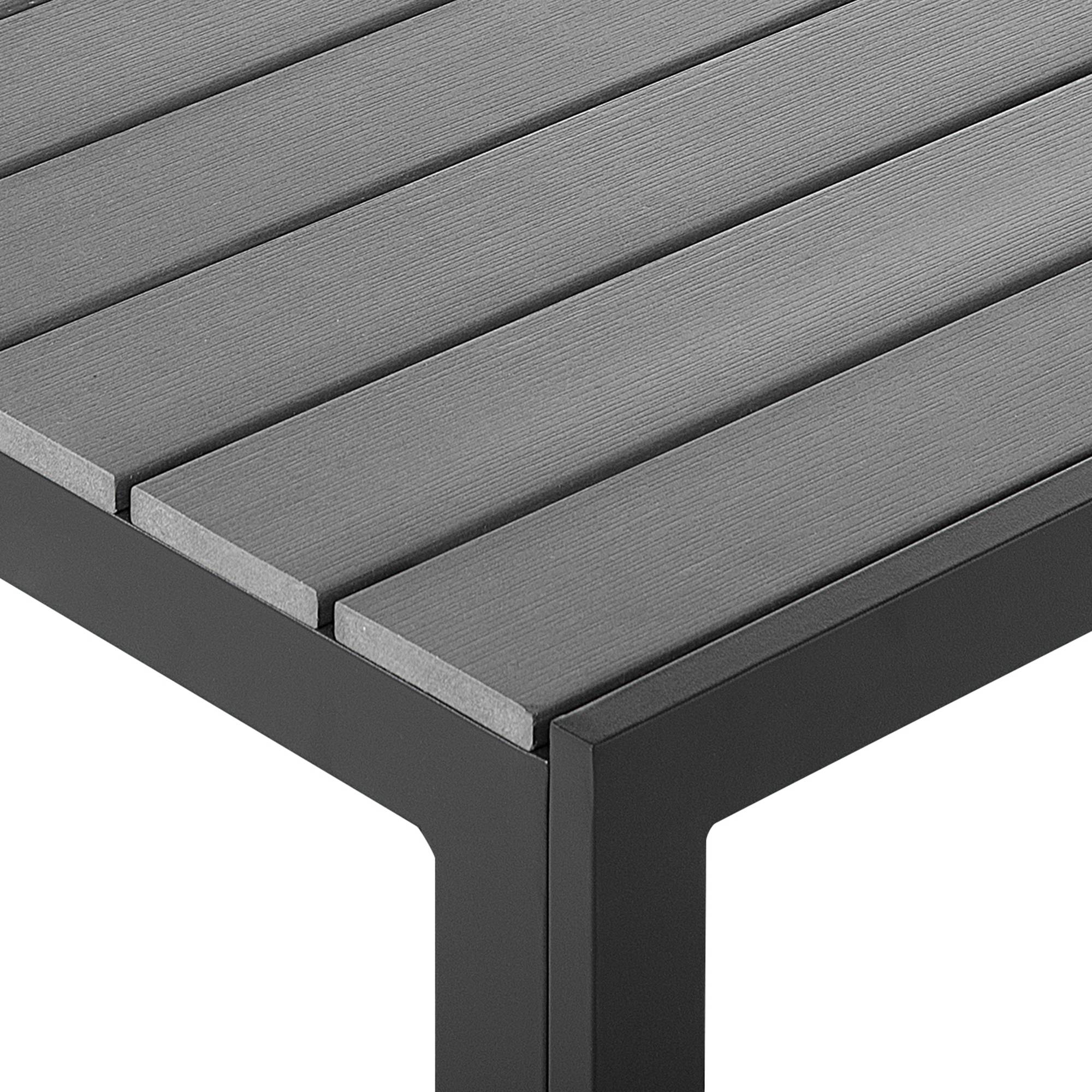 Beliani - Set de salle à manger, 6 Personnes Bois synthétique Gris COMO - Beliani - Imagen 9